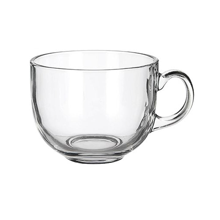 3PC Glass Coffee Cup (16.5oz)