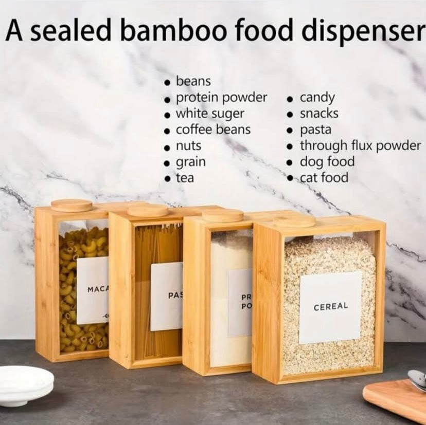 Bamboo Glass Dispenser (Rec)