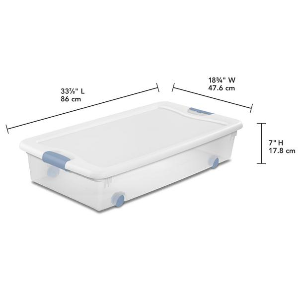 Sterilite 56 Qt. Wheeled Latching Box