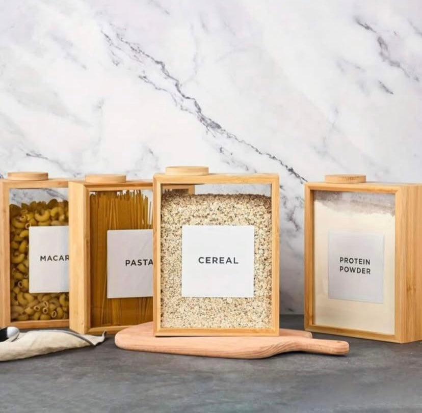 Bamboo Glass Dispenser (Rec)