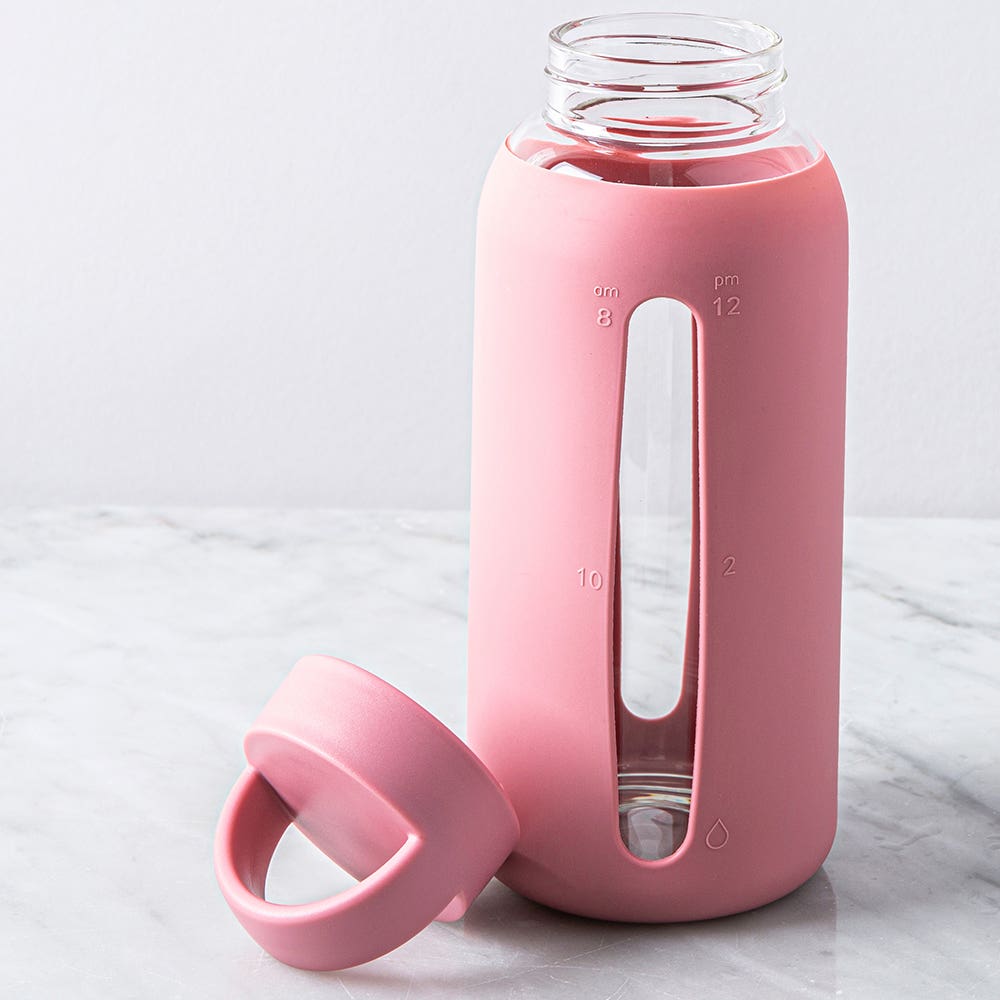 Glass Drinks Bottle W Silicon Sleeve