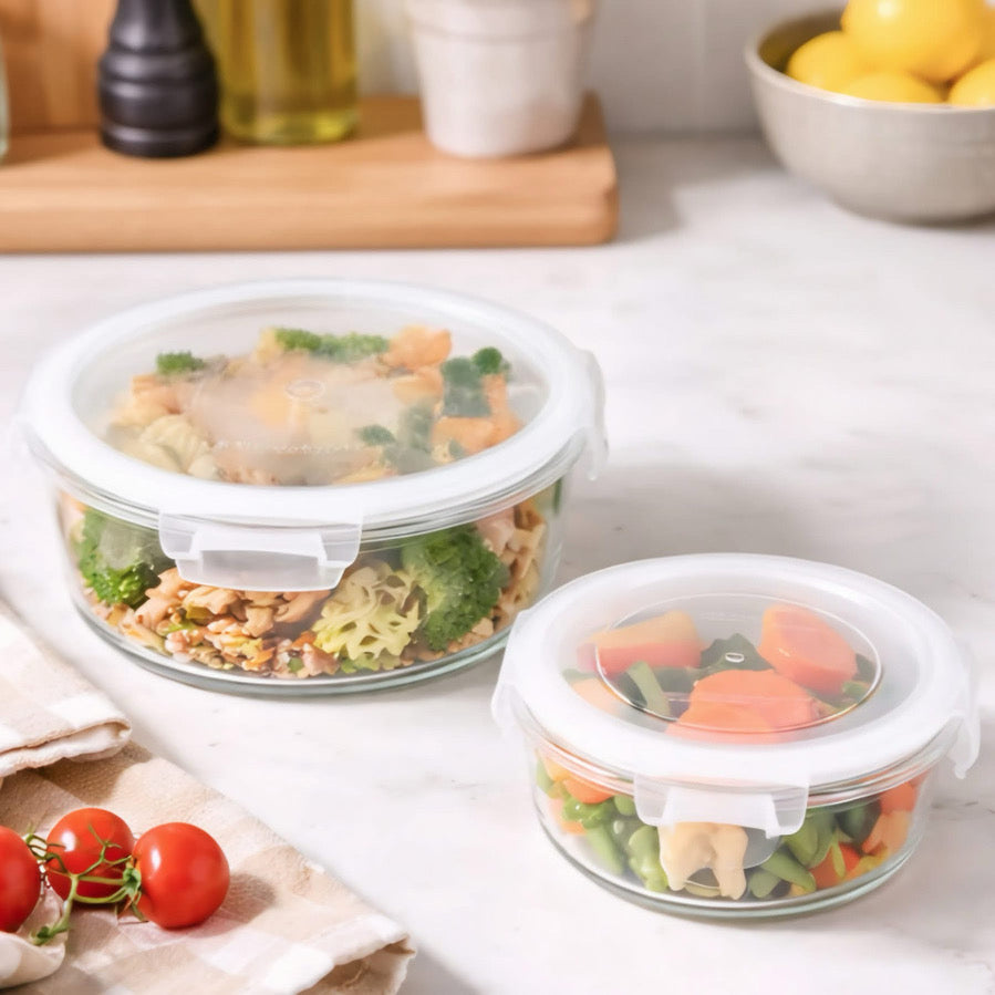 Glass food container 1300ml