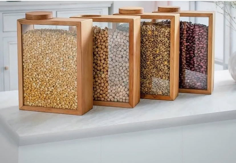 Bamboo Glass Dispenser (Rec)