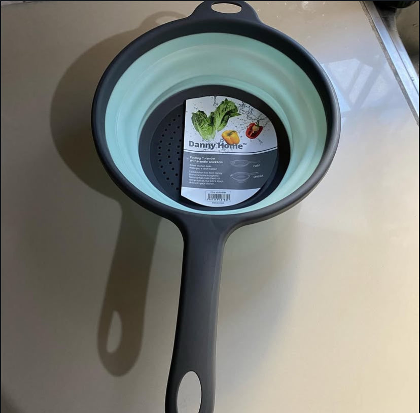 Collapsible Colander with Handle (large)