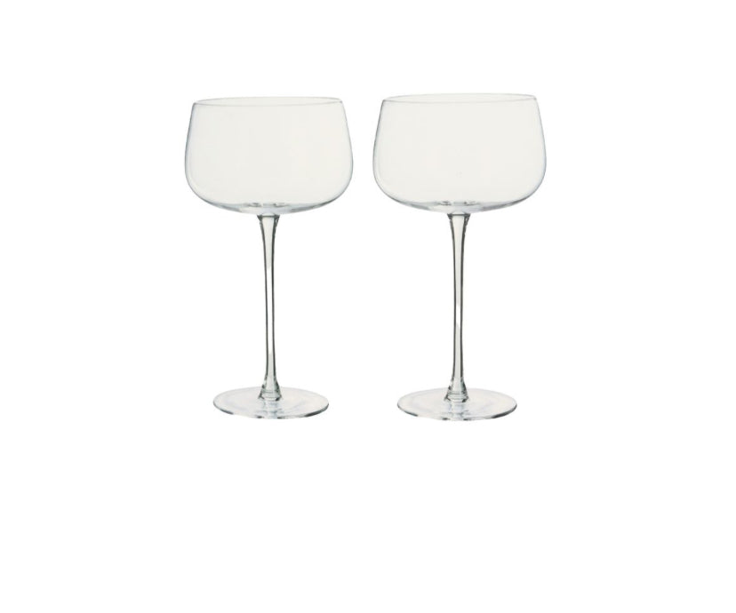 CHAMPAGNE COUPE COCKTAIL GLASS SET (Set of 2)