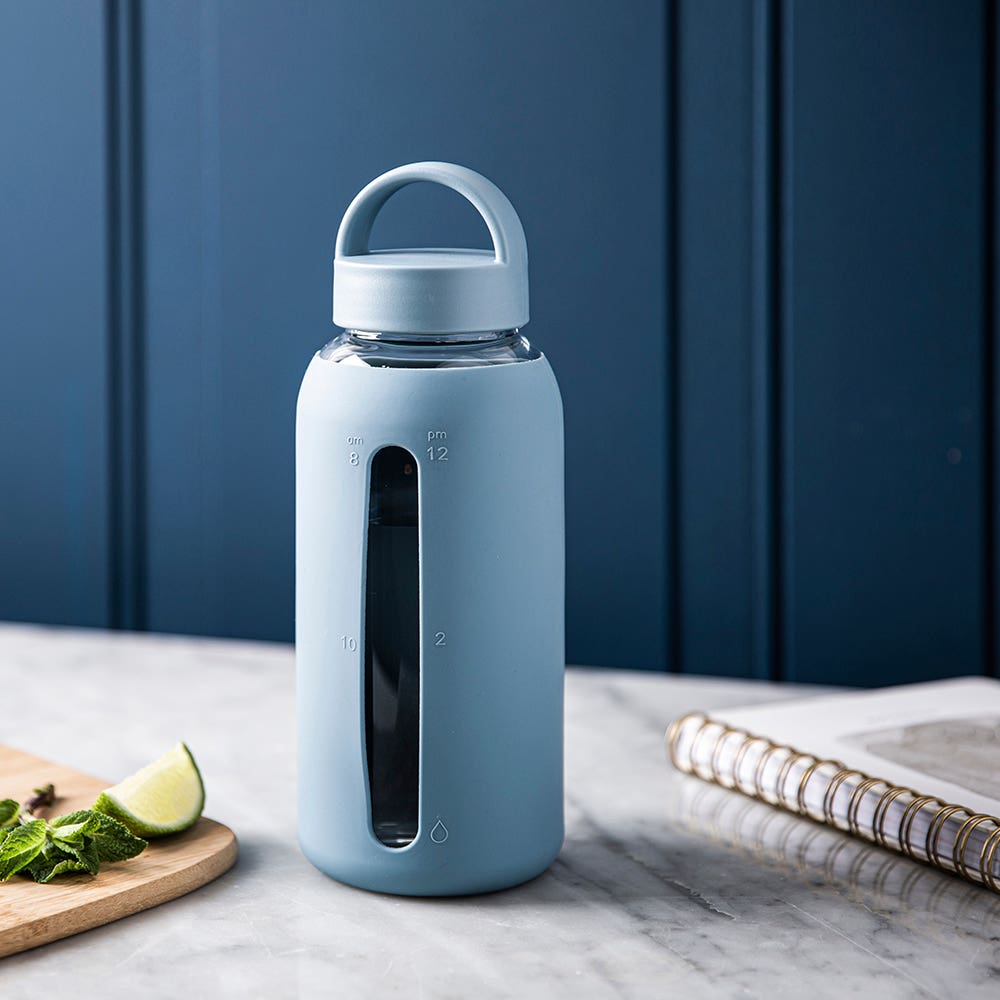 Glass Drinks Bottle W Silicon Sleeve