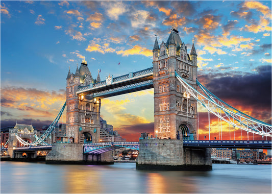 1000 Piece Jigsaw Puzzle - Tower Bridge at Sunset