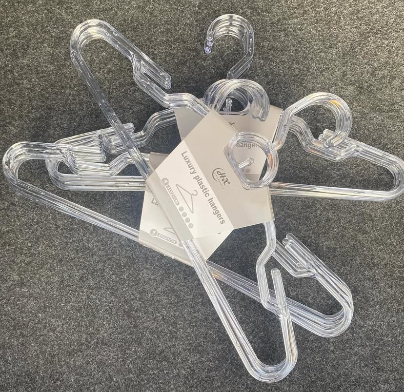 TRANSPARENT HANGERS (set/4)