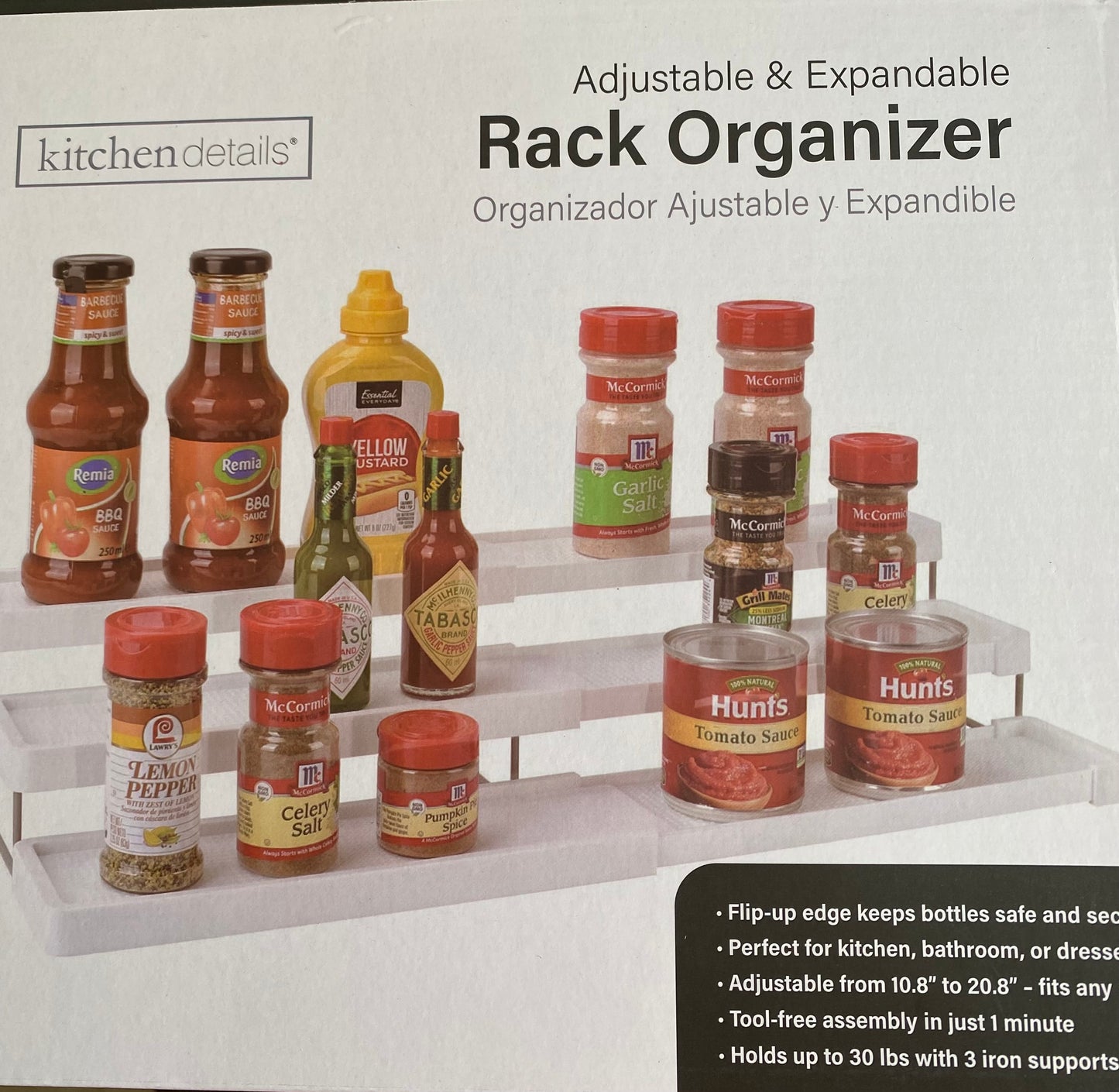 Adjustable & Expandable Rack Organizer