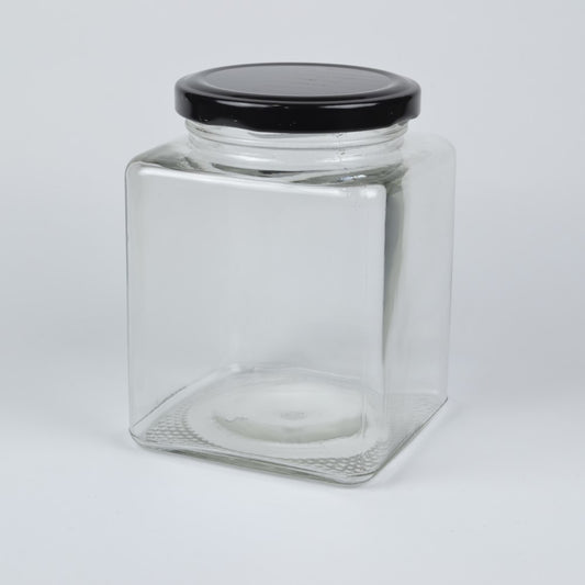 750ml Square Glass Jar