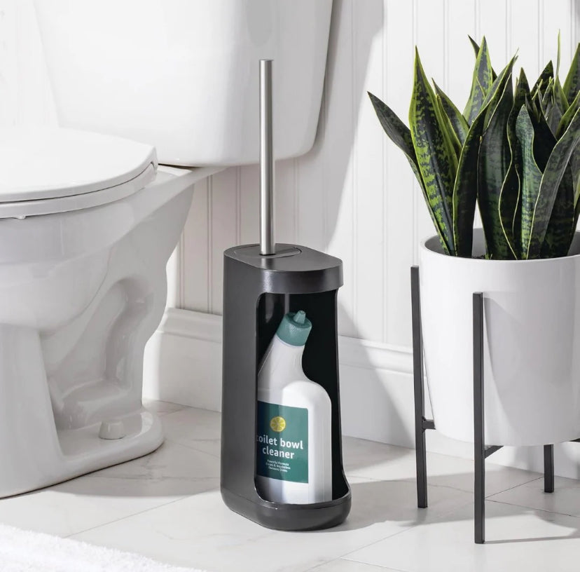 iDesign Toilet Brush & Storage Holder