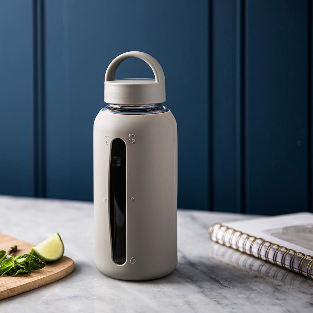 Glass Drinks Bottle W Silicon Sleeve