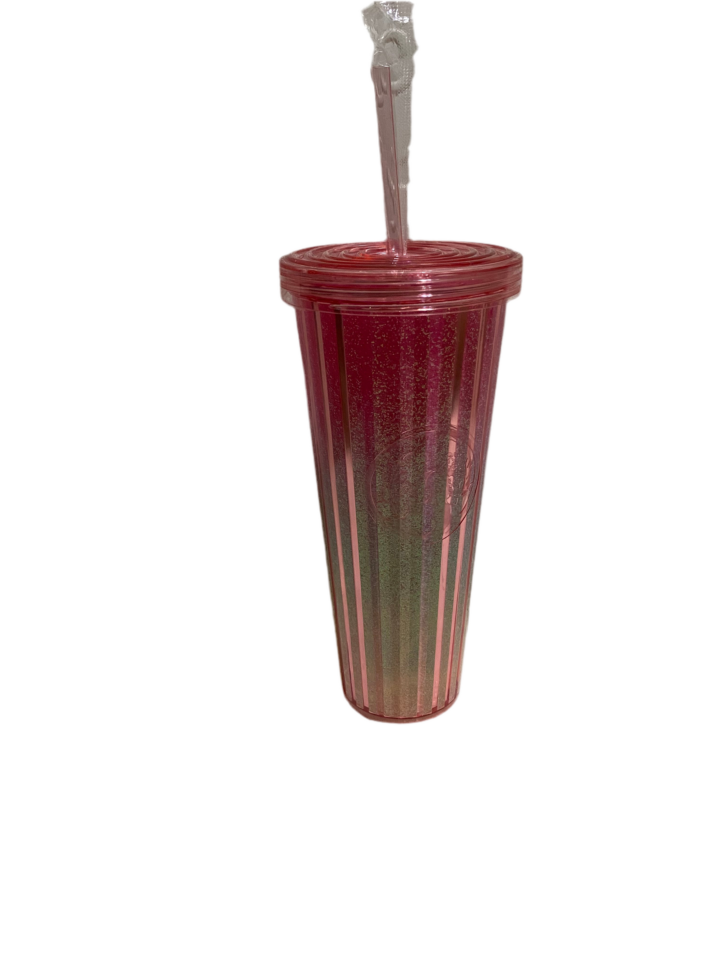 BLING TUMBLER with LID and STRAW COVER (26OZ)