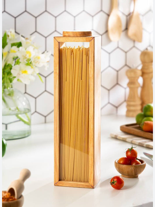 Bamboo Glass Dispenser (Tall)