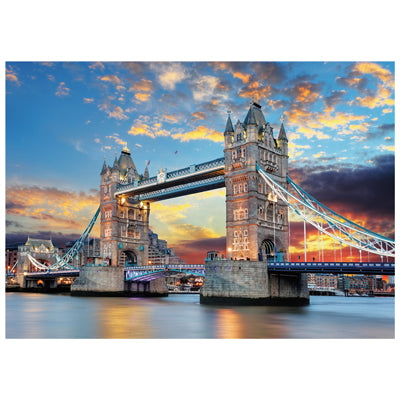 1000 Piece Jigsaw Puzzle - Tower Bridge at Sunset