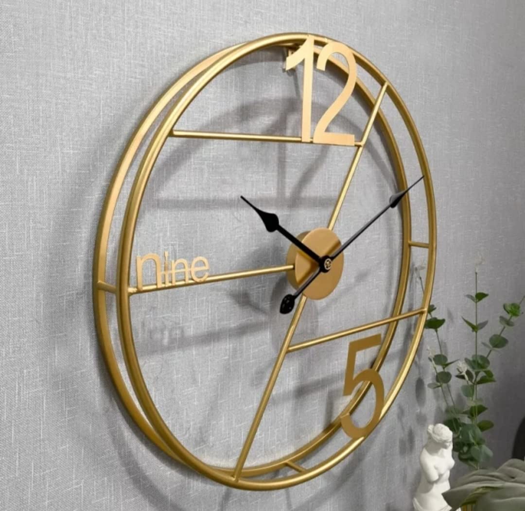 24” Metal Wall Clock