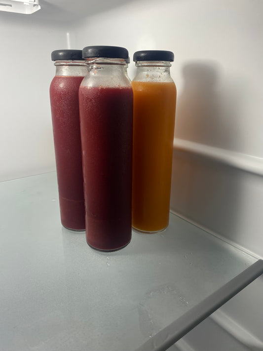 Cylinder Glass Bottle w Twist Off Cap (300ML)