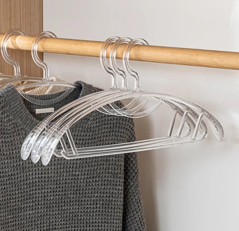 TRANSPARENT HANGERS (set/4)