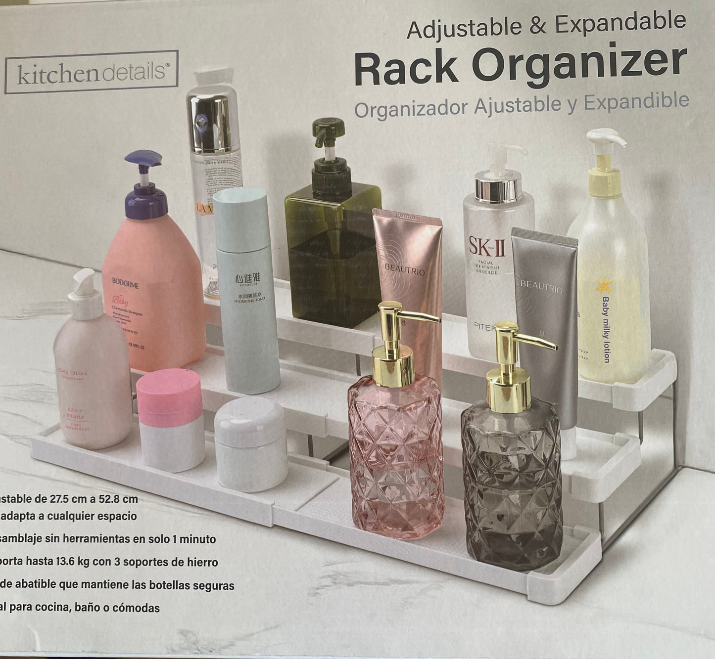 Adjustable & Expandable Rack Organizer