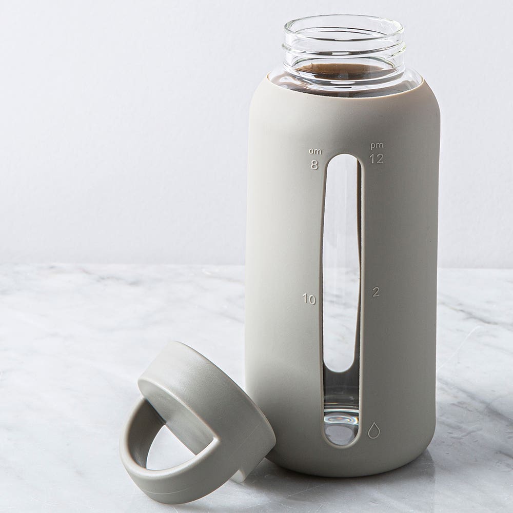 Glass Drinks Bottle W Silicon Sleeve