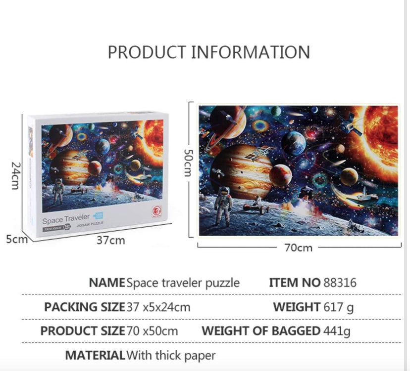 1000 Piece Jigsaw Puzzle - Space