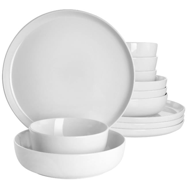 Gibson 12 piece Stackable Dinnerware Set