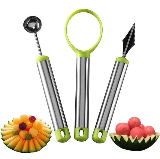 3 PC MULTI FRUIT CUTTER SET