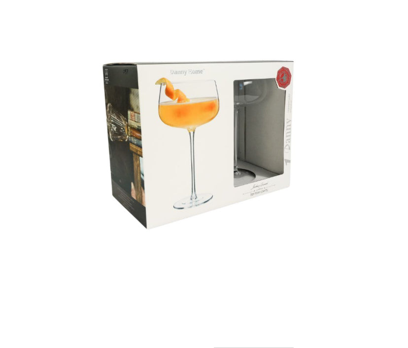 CHAMPAGNE COUPE COCKTAIL GLASS SET (Set of 2)