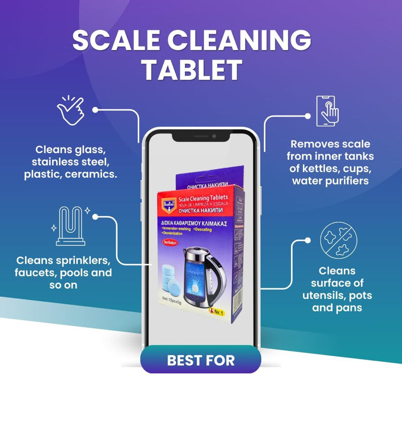 Scale Cleaning Tablets (12packs)