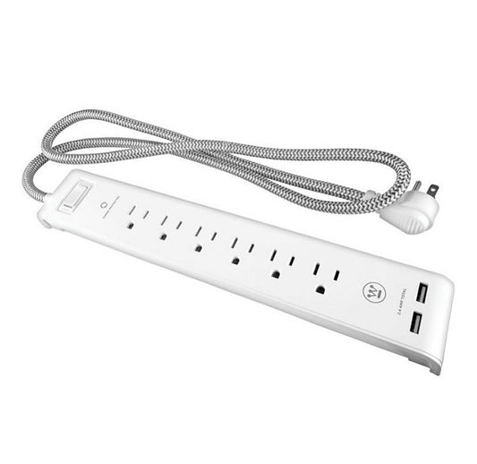 Westinghouse Sure Series Surge Strip USB, 4-Foot Cord (White)